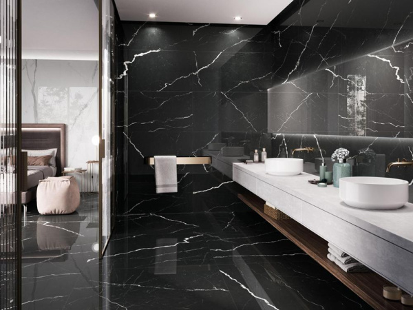 Керамогранит MARBLES CR.LUX DEVA Nero полированный 60x120 от Pamesa (Испания)