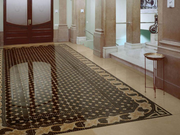 Керамогранит Iliada-PR Marron 43.5x43.5 от Vives Ceramica (Испания)