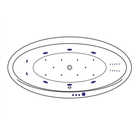 Ванна EXCELLENT Lumina 190x95 "ULTRA NANO" (золото)