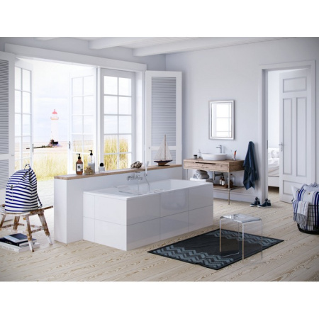 Полка на ванну изогнутая EXCELLENT ZEN