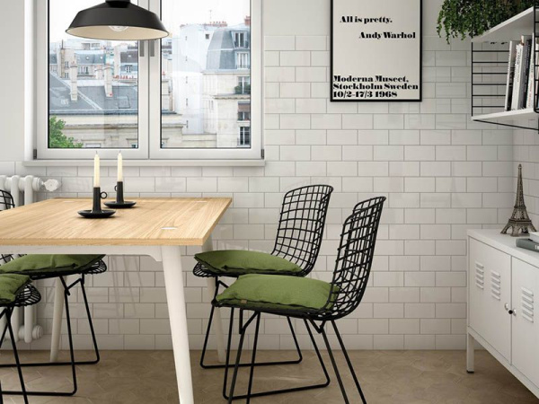 Настенная плитка EVOLUTION Blanco Brillo 7.5x15 от Equipe Ceramicas (Испания)