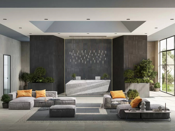 Бордюр Гварди антрацит матовый обрезной (SPA072R) 30x2.5x19 от Kerama Marazzi (Россия)