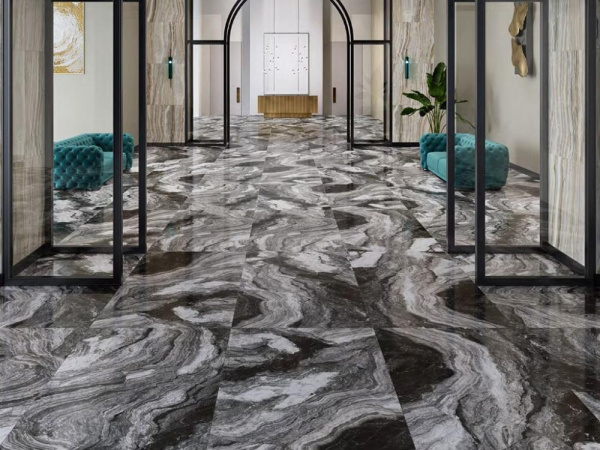 Керамогранит Ониче голубой лаппатированный обрезной (SG597602R) 119.5x238.5x1.1 от Kerama Marazzi (Россия)