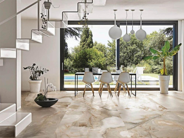 Керамогранит REVES DE REX BLUE GLO 6MM R (769940) Глазурованный 160 160x320 от REX Ceramiche (Италия)