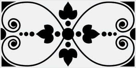 Декор Rosiers Negro 10x20 от Vives Ceramica (Испания)