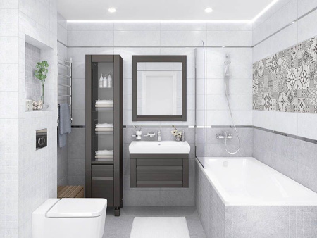 Настенная плитка Mason чёрный 60109 20x60 от Laparet