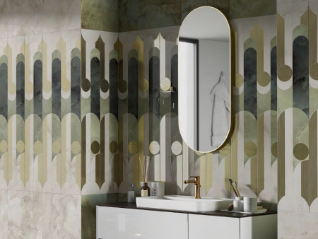 Плинтус Джардини FME011R зеленый 20x40 от Kerama Marazzi (Россия)