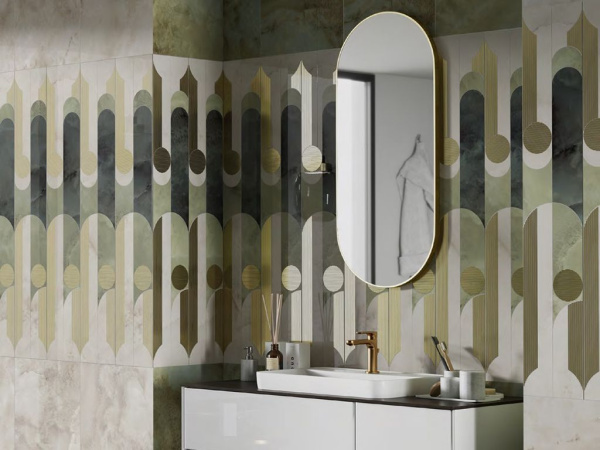 Бордюр Багет Джардини BLF003R беж светлый 7.3x40 от Kerama Marazzi (Россия)