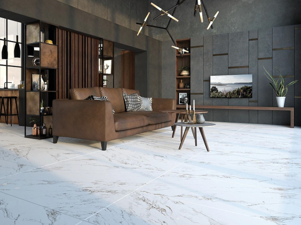 Керамогранит A0RZ 000 Rozalin White Rectified 59.4x59.4 от Goldis Tile (Иран)