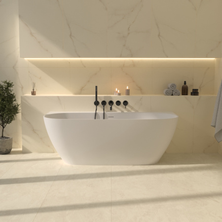 Ванна WHITECROSS Make 170x80 (белый мат) иск. камень