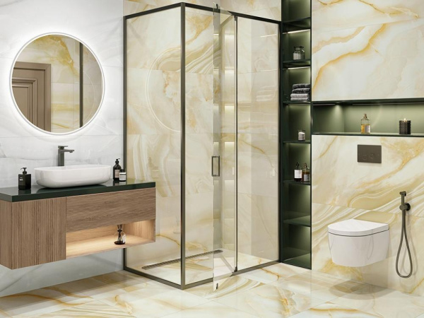 Керамогранит Amber Agate полированный (60120ABR09P) 60x120 от LCM (Индия)