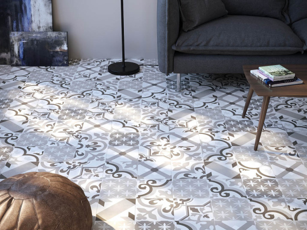 Напольная плитка Pixel 2 (DB_024) 20x20 от Creto (Россия)