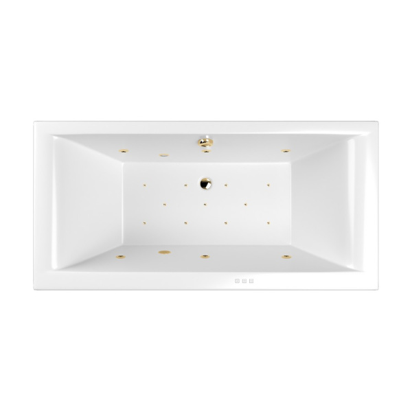 Ванна WHITECROSS Savia Duo 170x80 "RELAX" (золото)