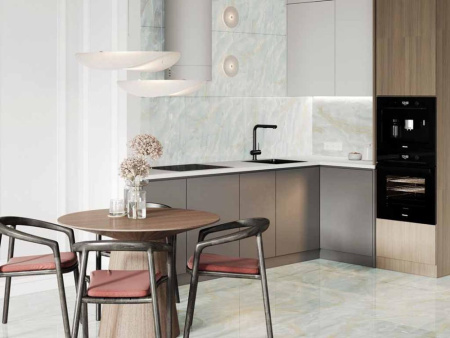 Керамогранит Onyx Miraculous голубой Полированный 60x120 от Ceradim (Индия)