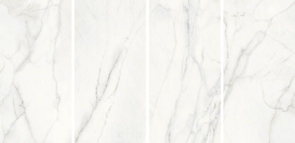 Керамогранит Ultra Marmi Calacatta Lincoln Luc Shiny (6mm) (Mix4 без подбора) 300x150 от Ariostea (Италия)