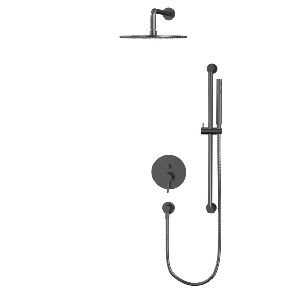 Система для душа скрытого монтажа WHITECROSS Y YSET05GM (оружейная сталь)