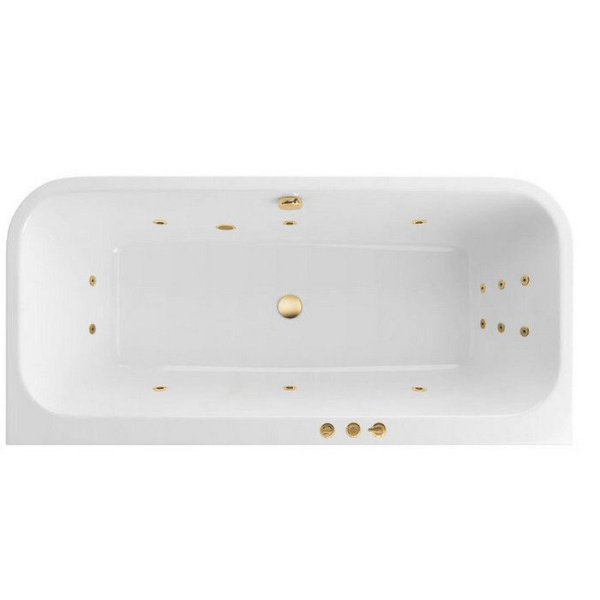 Ванна EXCELLENT Arana 180x85 "SMART" (золото)