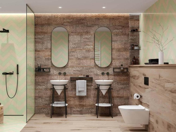 Керамогранит Про Вуд беж тёмный обрезной (DL501500R20) 60x119.5 от Kerama Marazzi (Россия)