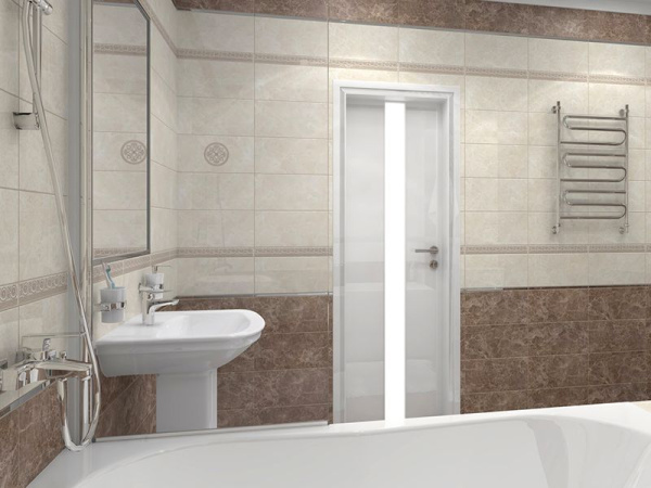 Бордюр Persey Damask 56-03-11-456-3 бежевый 5x40 от Laparet