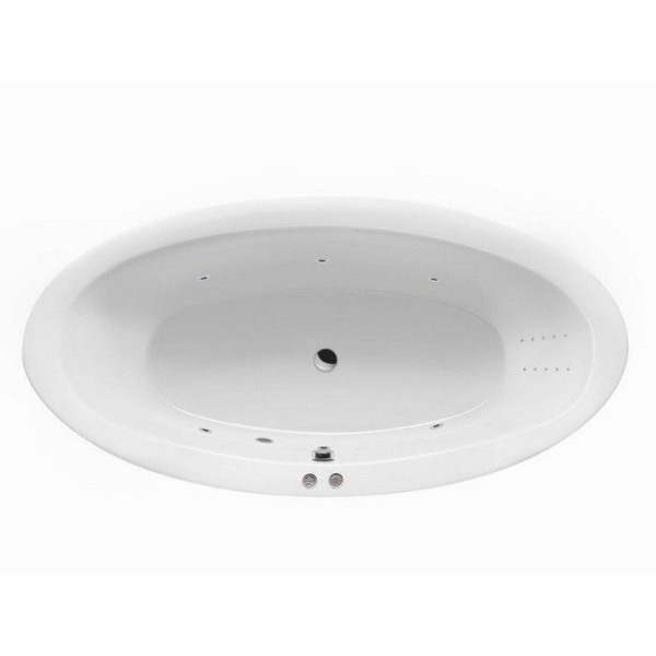 Ванна EXCELLENT Lumina 190x95 "LINE NANO" (хром)