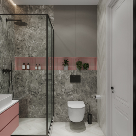 Pink glass 4*25*25 300*300