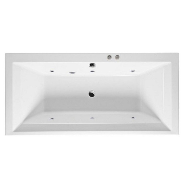 Ванна EXCELLENT Crown Grand 190x90 "SOFT" (хром)