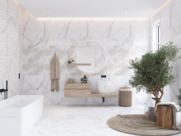 Напольная плитка Calacatta Floor 42x42 от Eletto Ceramica (Россия)