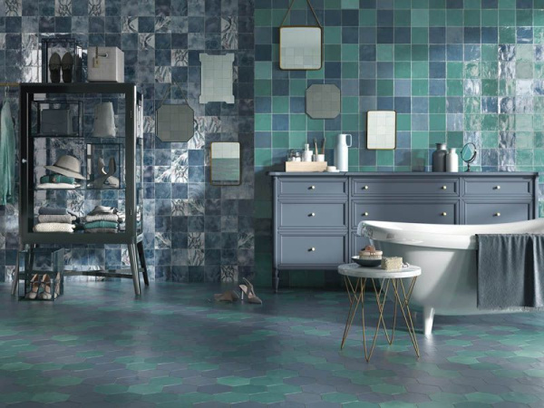Настенная плитка Souk Aqua 13x13 от APE Ceramica (Испания)