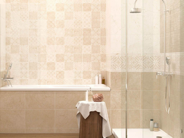 Настенная плитка Eva cremo бежевый 25x40 от Creto (Россия)