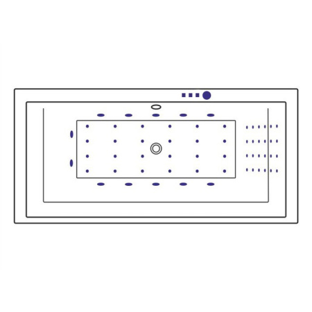 Ванна EXCELLENT Crown Grand 190x90 "NANO" (золото)