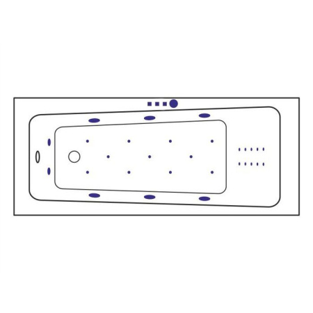 Ванна EXCELLENT Ava 170x70 "ULTRA NANO" (золото)