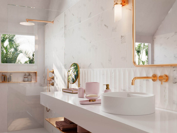 Настенная плитка Calacata lineal 7.5x30 от Vilar Albaro (Испания)