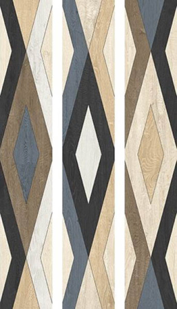 Керамогранит TONGASS DEC. DIAMOND (TON20DEC) 20x120 от Mariner (Италия)