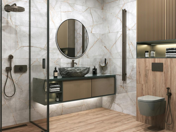 Керамогранит Special Marmo Gray полированный (60120PEC15P) 60x120 от LCM (Индия)