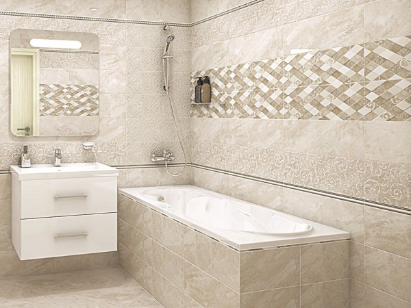 Бордюр Emilia (BWU61EMI44R) 3x59.3x8 от Alma Ceramica (Россия)