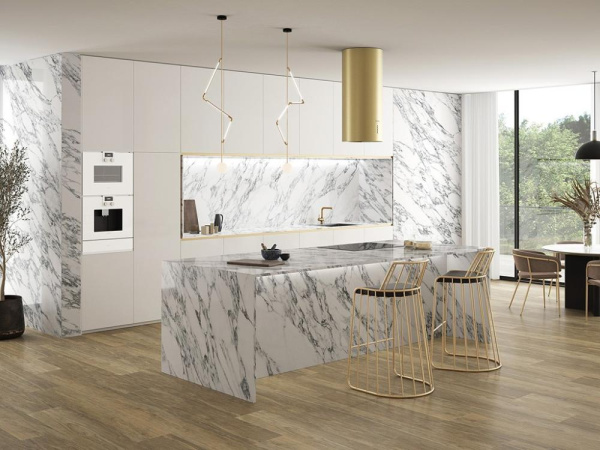 Керамогранит ARABESCATO WHITE POLISHED MIX (4 вариации) 160x320x0.6 от Ascale (Испания)