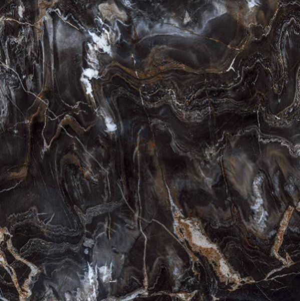 Керамогранит Toledo black High glossy (GR103) 60x60 от Primavera (Индия)