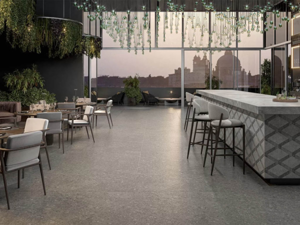 Плинтус Чеппо ди Гре антрацит матовый обрезной (DD606220R\6BT) 9.5x60x0.9 от Kerama Marazzi (Россия)