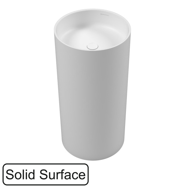 Умывальник WHITECROSS Altar D=43 (белый мат) иск. камень