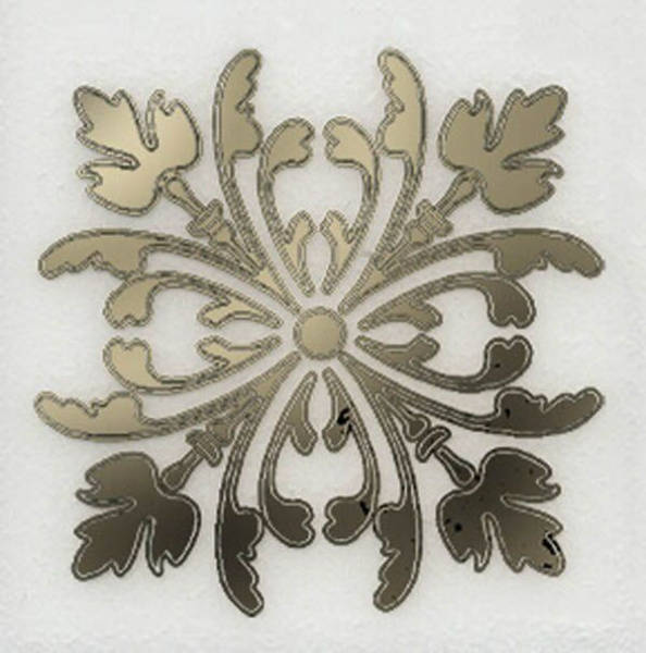 Вставка Клемансо HGD/A252/5246 белый 4.9x4.9 от Kerama Marazzi (Россия)