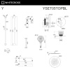 Система для душа скрытого монтажа WHITECROSS Y YSET05TOPBL (черный мат)