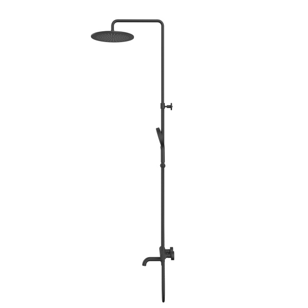 Термостатическая система для ванны наружного монтажа WHITECROSS Y Y1234TOPBL (черный мат)