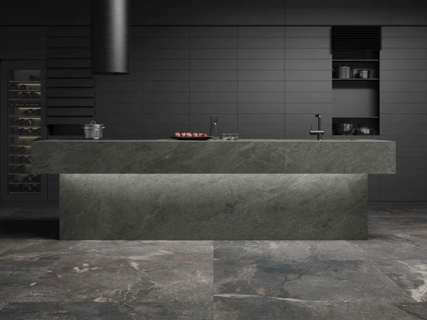 Керамогранит MOON BLACK MATT. MIX (3 вариации) 160x320x0.6 от Ascale (Испания)