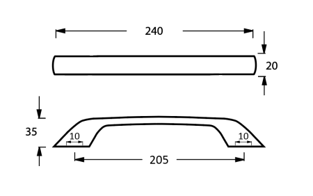 Ручка для ванны (Хром)