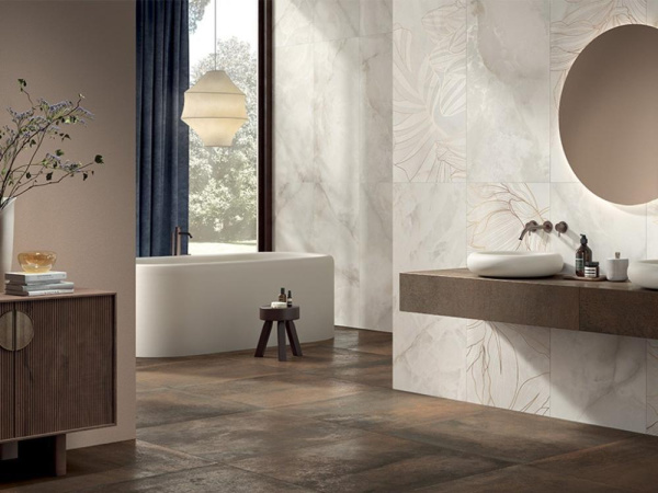 Керамогранит Lumiere Dec.Foglia d'Oro 60x120 от La Fenice (Италия)