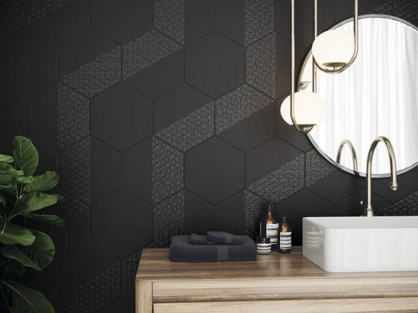 Керамогранит HEXAMIX OPAL NEGRO 33x28.5 от Realonda Ceramica (Испания)
