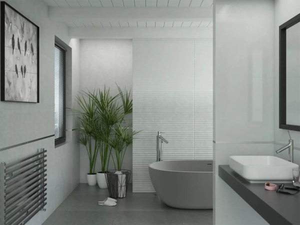 Плитка настенная Norway Sky Grys 29.8x89.8 от Paradyz (Польша)