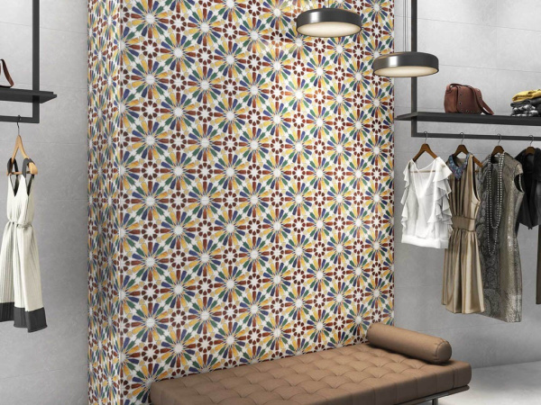 Настенная плитка MORROCO SKY LINK DEC 1 30x90 от Gravita (Индия)