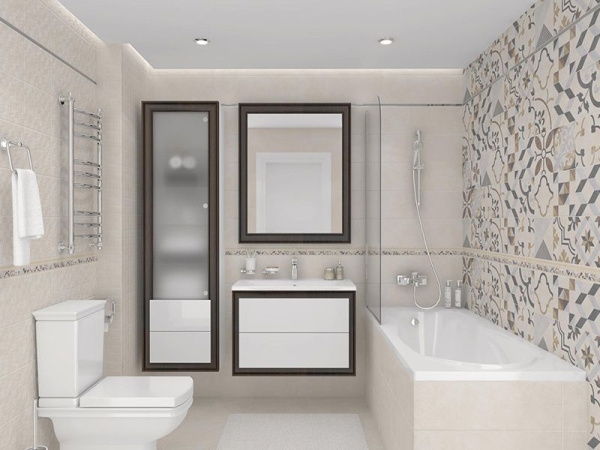 Бордюр Alabama узор серый 6x60 от Laparet