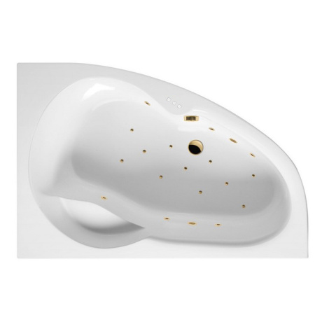 Ванна EXCELLENT Newa 160x95 (правая) "RELAX" (золото)